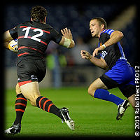 Edinburgh Dragons Nick De Luca Richie Rees